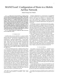 MANETconf: Configuration of Hosts in a Mobile Ad Hoc Network.