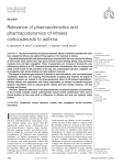 Relevance of pharmacokinetics and pharmacodynamics of inhaled corticosteroids to asthma REVIEW