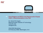 Drug Pedigree and RFID in the Pharmaceutical Supply