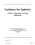 Guidance for Industry ANDAs: Impurities in Drug Substances