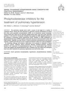 SERIES ‘‘PULMONARY HYPERTENSION: BASIC CONCEPTS FOR PRACTICAL MANAGEMENT’’