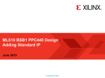 ML510 BSB1 PPC440 Std IP Addition