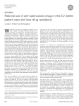 Rational use of anti-tuberculosis drugs in the EU: better EDITORIAL