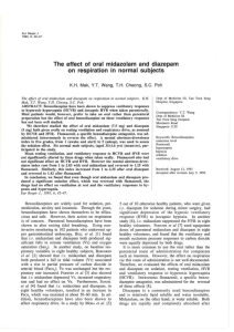 The  effect  of  oral  midazolam ... on  respiration  in  normal  subjects