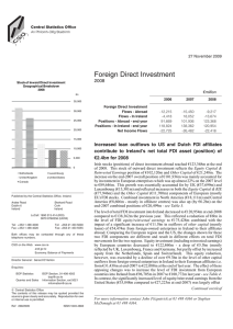 Foreign Direct Investment Annual (PDF 239KB)