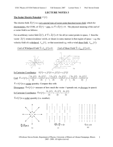 Lecture Notes 03: Electrostatic Potential, Poisson and Laplace Equation, Boundary Conditions