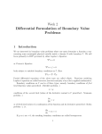 Differential Formulation of Boundary Value Problems
