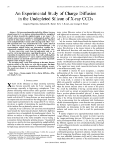 "Experimental study of charge diffusion in the undepleted silicon of X-ray CCDs"