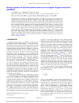 "Energy spectra of tailored particle beams from trapped single-component plasmas" Physics of Plasmas 16 , 057105 (2009) T. R. Weber, J. R. Danielson, and C. M. Surko (PDF)