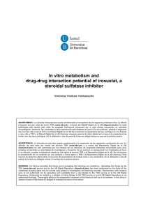 In vitro metabolism and drug-drug interaction potential of irosustat, a