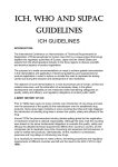 ICH, WHO AND SUPAC GUIDELINES  ICH GUIDELINES
