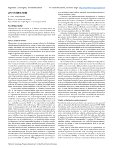 Aristolochic Acids Report on Carcinogens, Thirteenth Edition