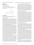 Tamoxifen Report on Carcinogens, Thirteenth Edition CAS No. 10540-29-1