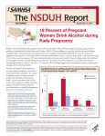 18 Percent of Pregnant Women Drink Alcohol during Early Pregnancy