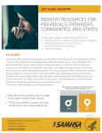REENTRY RESOURCES FOR INDIVIDUALS, PROVIDERS, COMMUNITIES, AND STATES KEY ISSUE: REENTRY