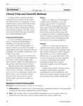 Clinical Trials and Scientific Methods Chapter 0 Enrichment