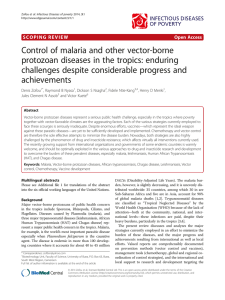 Control of malaria and other vector-borne challenges despite considerable progress and