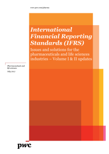 International Financial Reporting Standards (IFRS) Issues and solutions for the