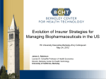 Evolution of Insurer Strategies for Managing Biopharmaceuticals in the US