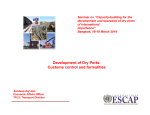 Seminar on “Capacity-building for the development and operation of dry ports importance”