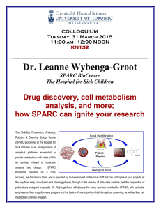 Dr. Leanne Wybenga-Groot  Drug discovery, cell metabolism analysis, and more;