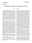 Understanding the regulation of surfactant gene expression EDITORIAL W. Jacot, J. Bousquet