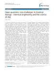 Open questions: two challenges in chemical of diet COMMENT