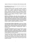 Syllabus for Entrance Test  for Admission to M.Sc. Biochemistry,...