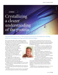 Crystallizing a clearer understanding of the protein