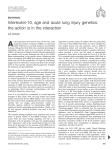 Interleukin-10, age and acute lung injury genetics: EDITORIAL