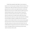 The Major Histocompatability Complex (MHC) is a protein that plays... important role in the immune response to pathogens of all...