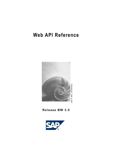Web API Reference  RNAL