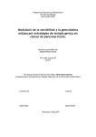 Modulació de la sensibilitat a la gemcitabina càncer de pàncreas humà.