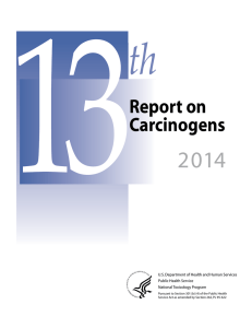 th 2014 Report on Carcinogens