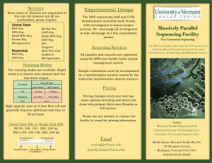 Services Experimental Design