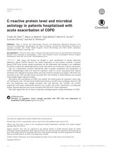 C-reactive protein level and microbial aetiology in patients hospitalised with