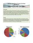 Total Maximum Daily Load (TMDL) Lahontan Water Board Program Fact Sheet Overview