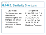 6.4-6.5: Similarity Shortcuts