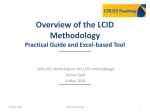 Overview of the LCID Methodology Practical Guide and Excel-based Tool