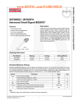 www.BDTIC.com/FAIRCHILD 2N7000BU / 2N7000TA Advanced Small-Signal MOSFET 2