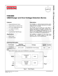 FAN3988 USB/Charger and Over-Voltage Detection Device FAN 39