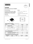 FDS4480 40V N-Channel PowerTrench MOSFET