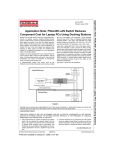 Application Note: FSAL200 LAN Switch Reduces Appl icat