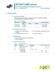 2PC4617xMB series 1. Product profile 50 V, 100 mA NPN general-purpose transistors
