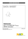 DATA  SHEET PBSS4240T 40 V; 2 A NPN low V