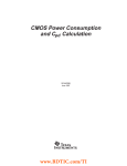 www.BDTIC.com/TI CMOS Power Consumption and C Calculation