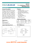 DS1371 I C, 32-Bit Binary Counter Watchdog Clock