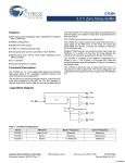 3.3 V Zero Delay Buffer CY2304 Features