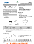 BSS123 Product Summary Features and Benefits N-CHANNEL ENHANCEMENT MODE MOSFET