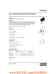 ZVP4525Z 250V P-CHANNEL ENHANCEMENT MODE MOSFET